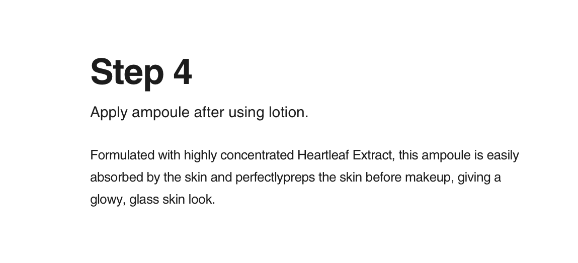 Kit calmante Heartleaf (4 pasos) - Anua