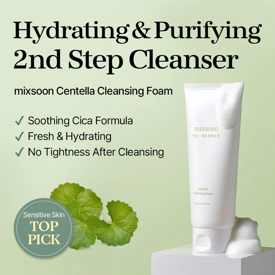 Centella Cleansing Foam - MIXSOON