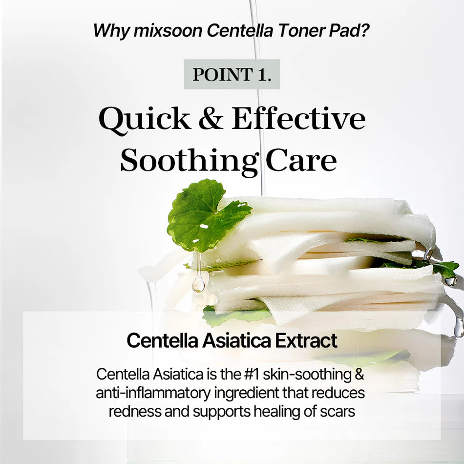 Centella Toner Pad - MIXSOON