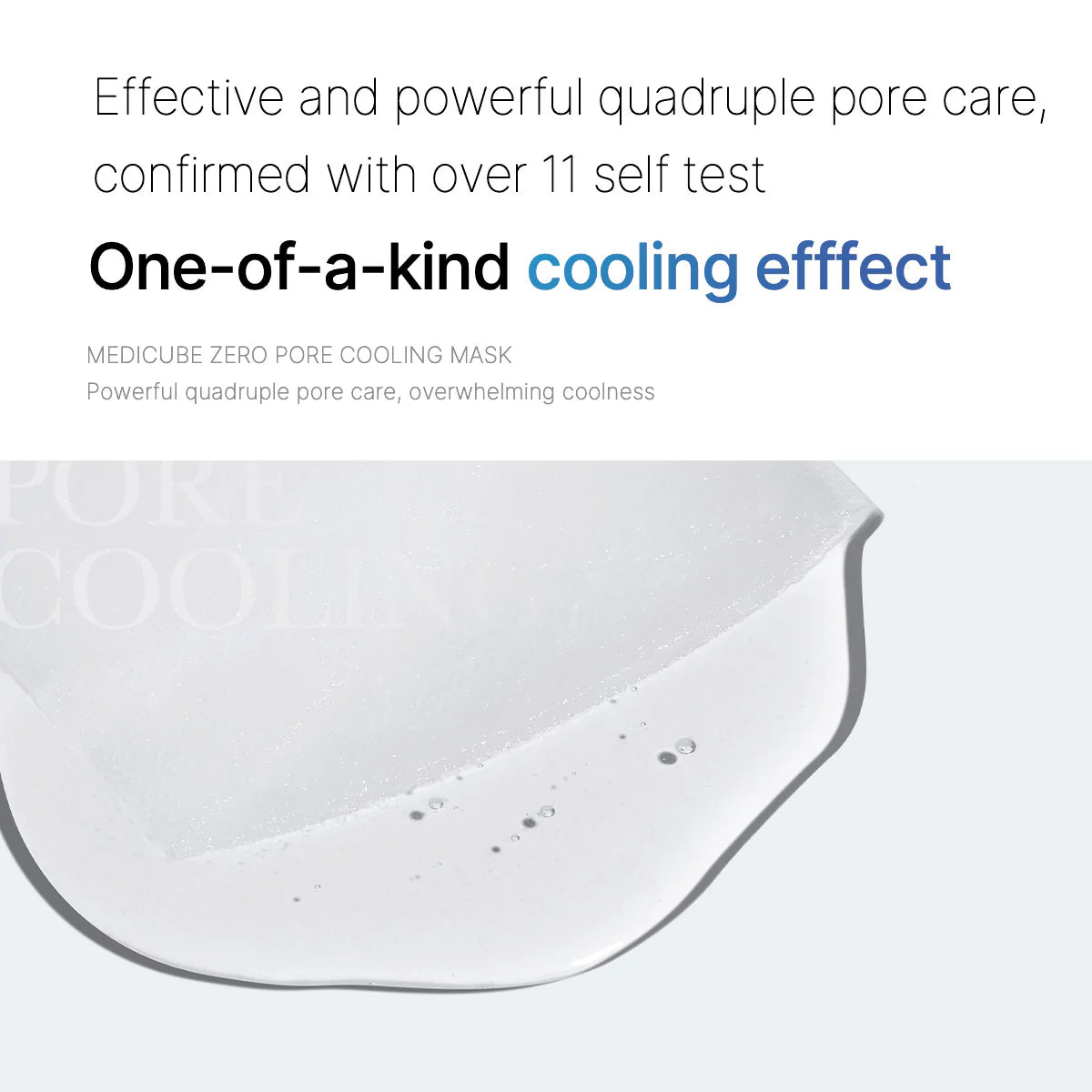 Zero Pore Cooling Mask - Medicube