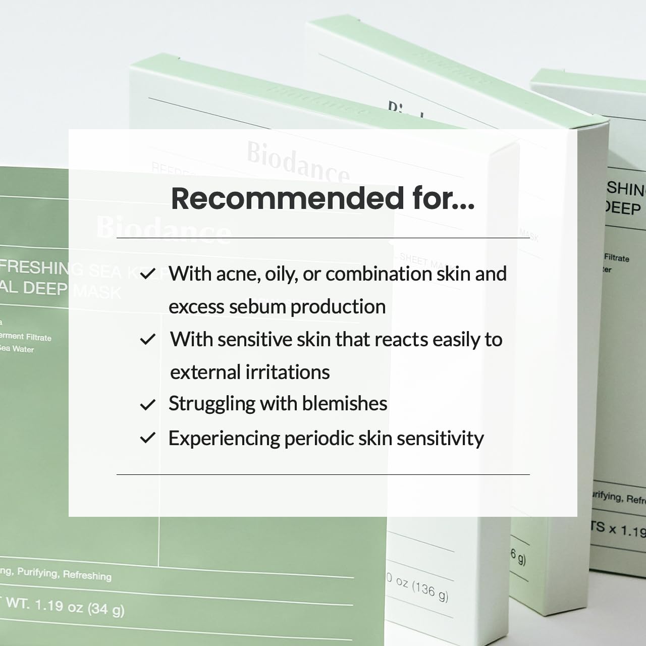 Mascarilla Refrescante de Alga Marina - Biodance