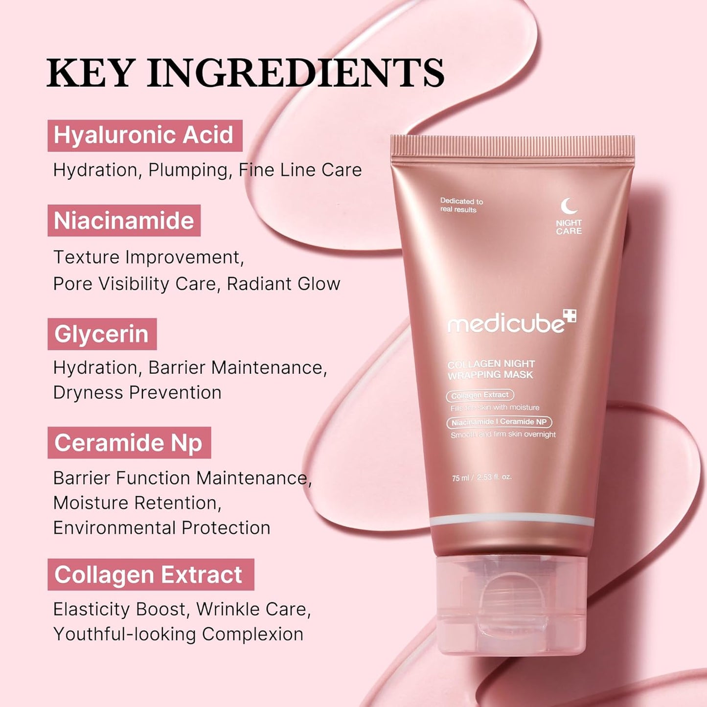 Mascarilla de noche con colágeno - Medicube