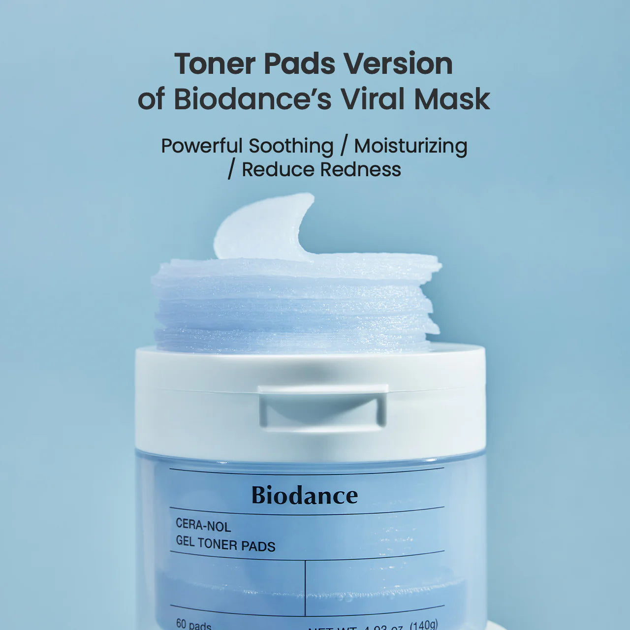 Cera-nol gel toner pads - Biodance