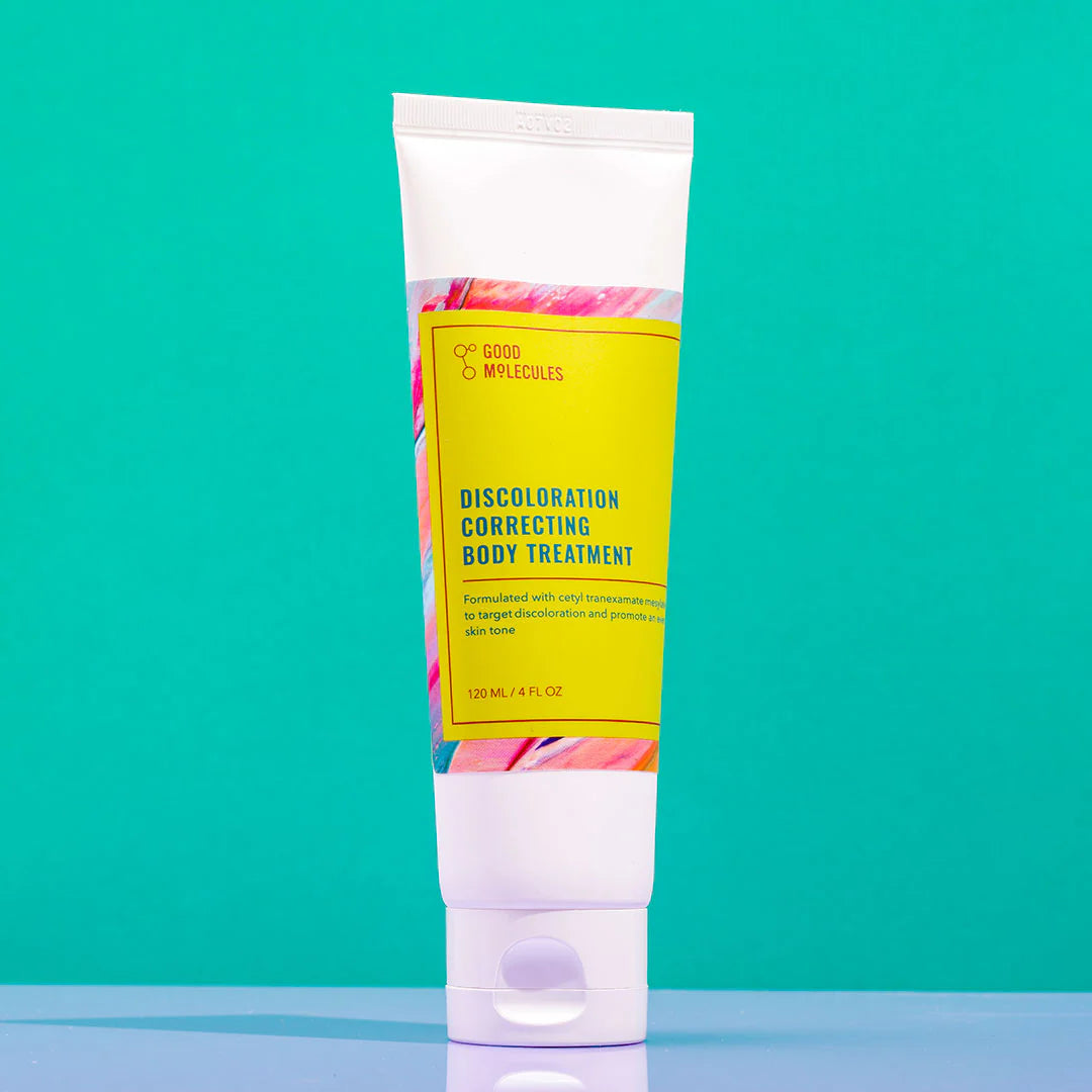 Discoloration correcting body treatment