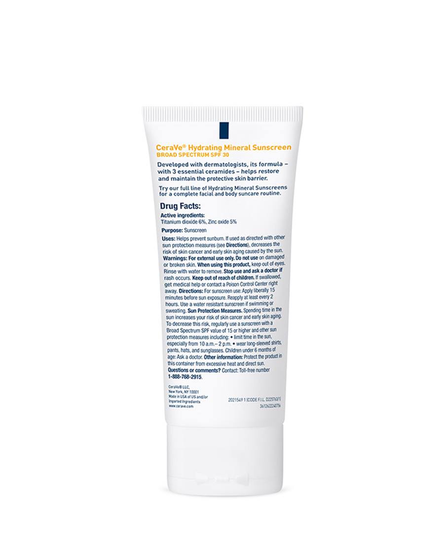 Hydrating mineral sunscreen 75 ml - CeraVe