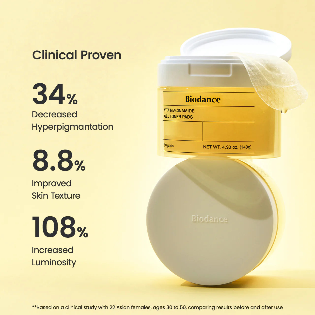 Vita Niacinamide Gel Toner Pads - BIODANCE