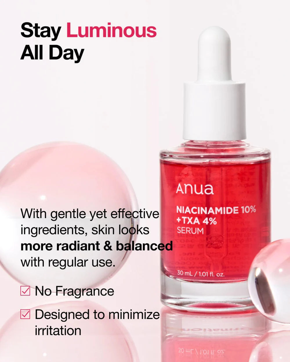 NIACINAMIDE 10%+TXA 4% Serum - Anua
