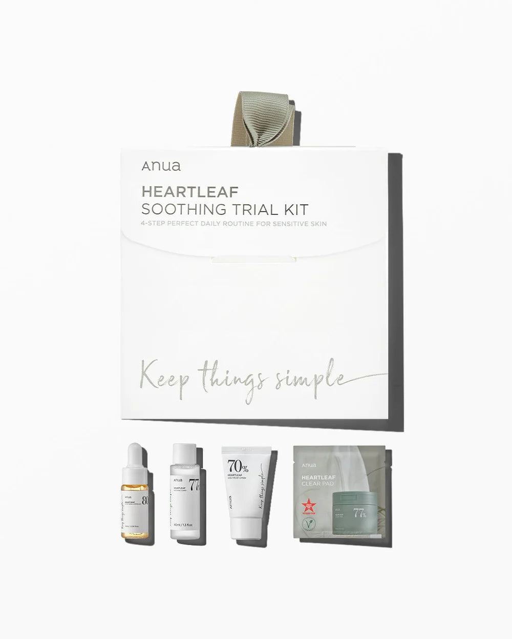 Kit calmante Heartleaf (4 pasos) - Anua